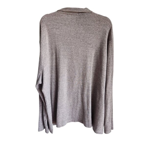 Polo Ralph Lauren Pullover Sweater XXL Gray Grey Teddy Bear Estate Rib 1/4 Zip - Picture 7 of 9